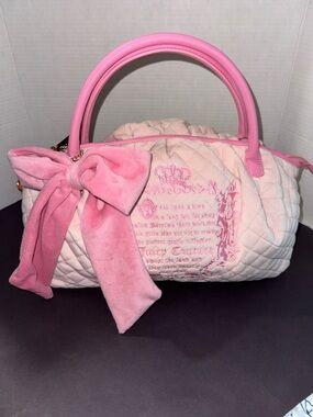 Juicy Couture Juicy Tale Bowler in powder blush BNWT